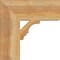 Ekena Millwork Balboa Block Rough Sawn Bracket, Western Red Cedar, 6"W x 18"D x 18"H BKT06X18X18BOA05RWR - alternate 2